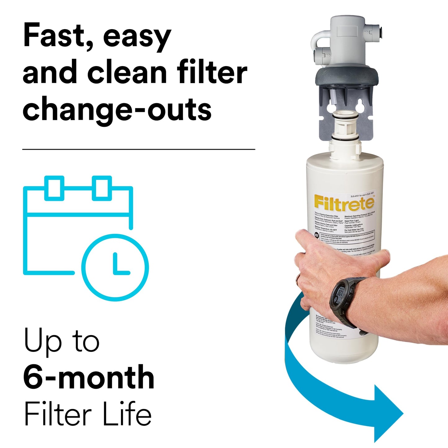 Filtrete 3US-AS01 Under-Sink Filter