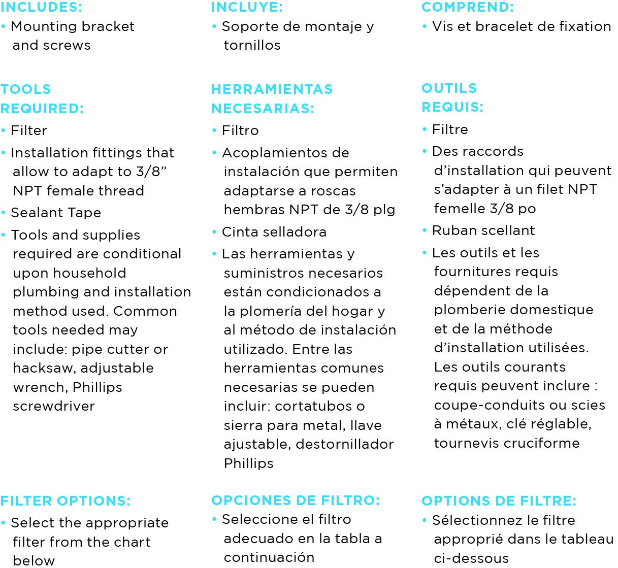 EcoPure EPU3 Filter Housing