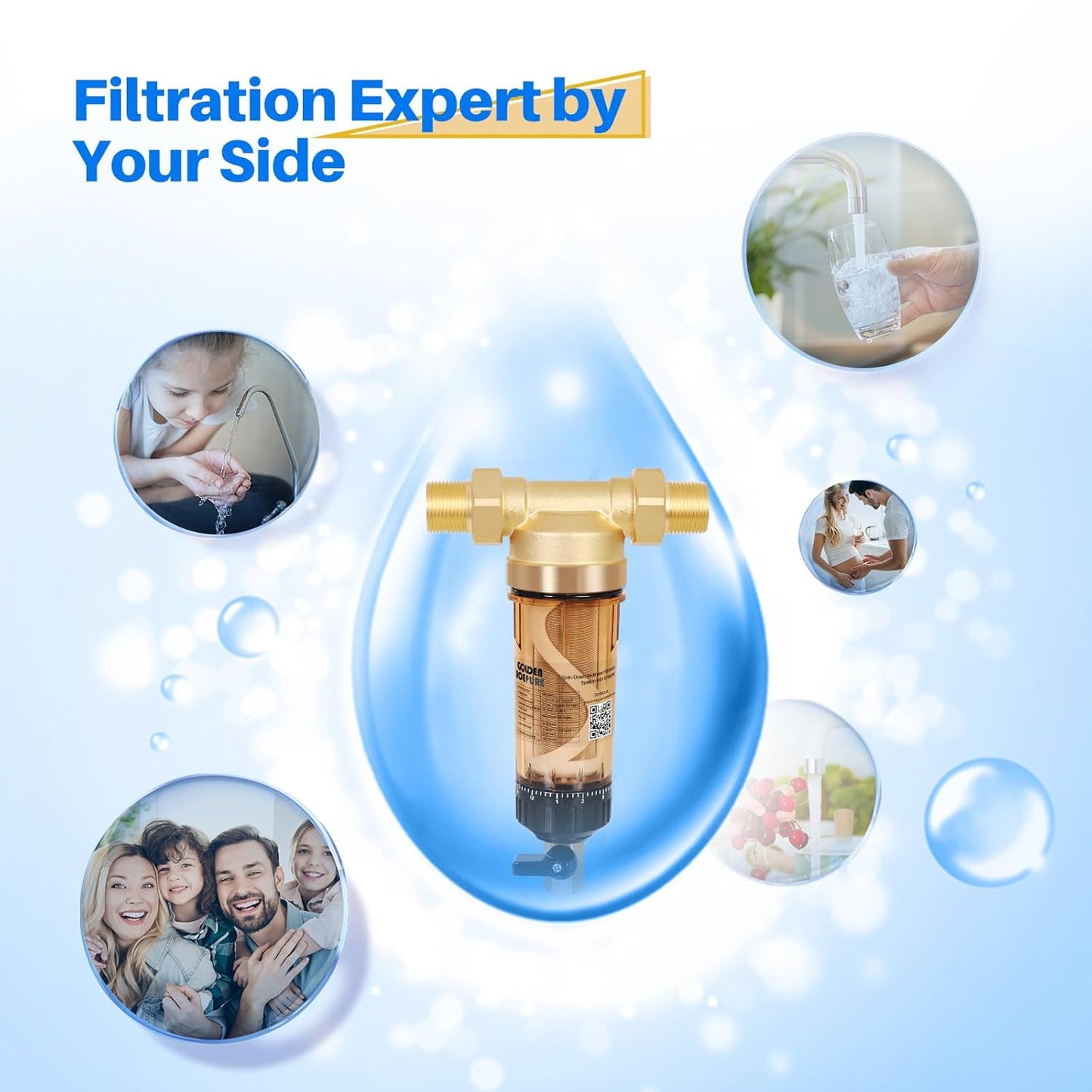 GOLDEN ICEPURE 40 Micron Filter