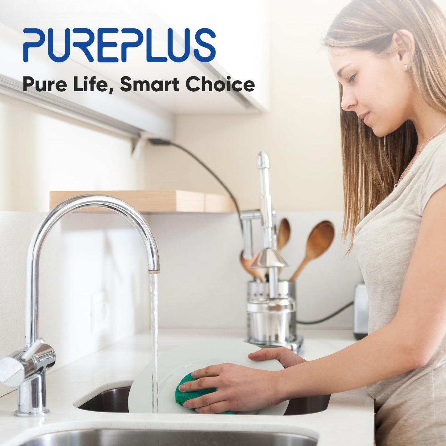 PUREPLUS 22K Gal Under-Sink Filter