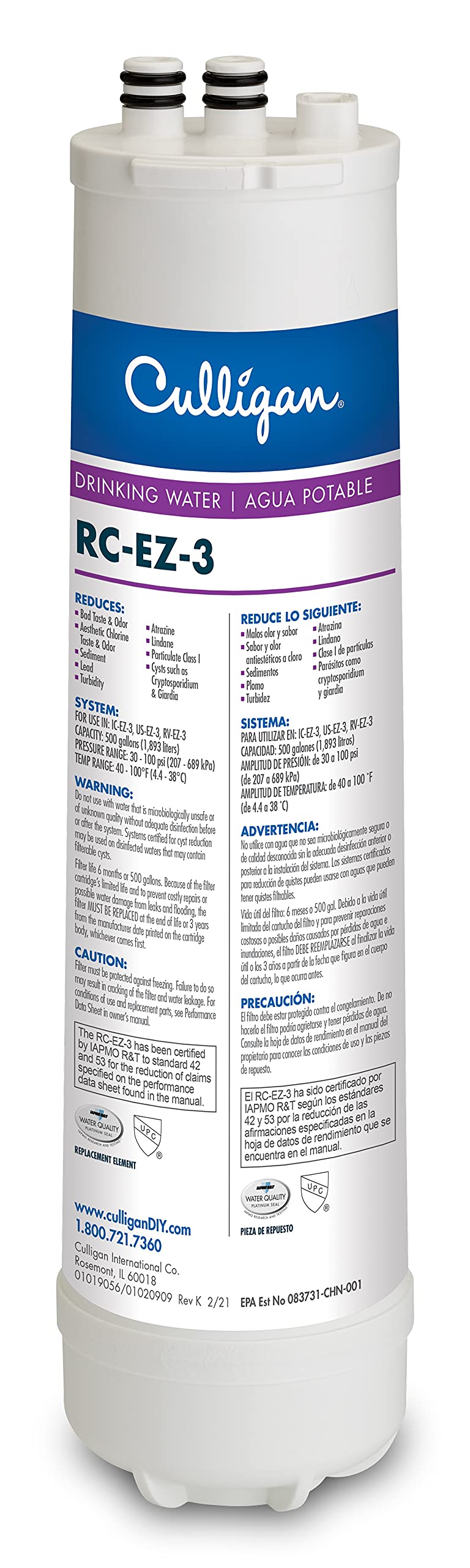 Culligan EZ-1 Water Filter