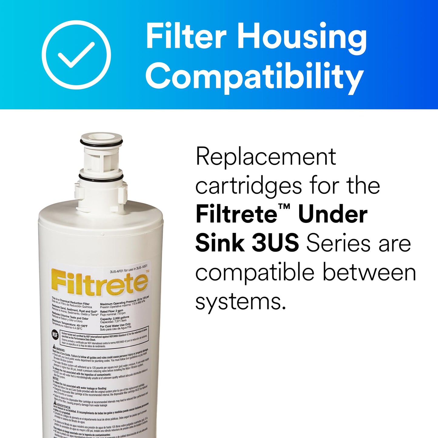 Filtrete 3US-AS01 Under-Sink Filter