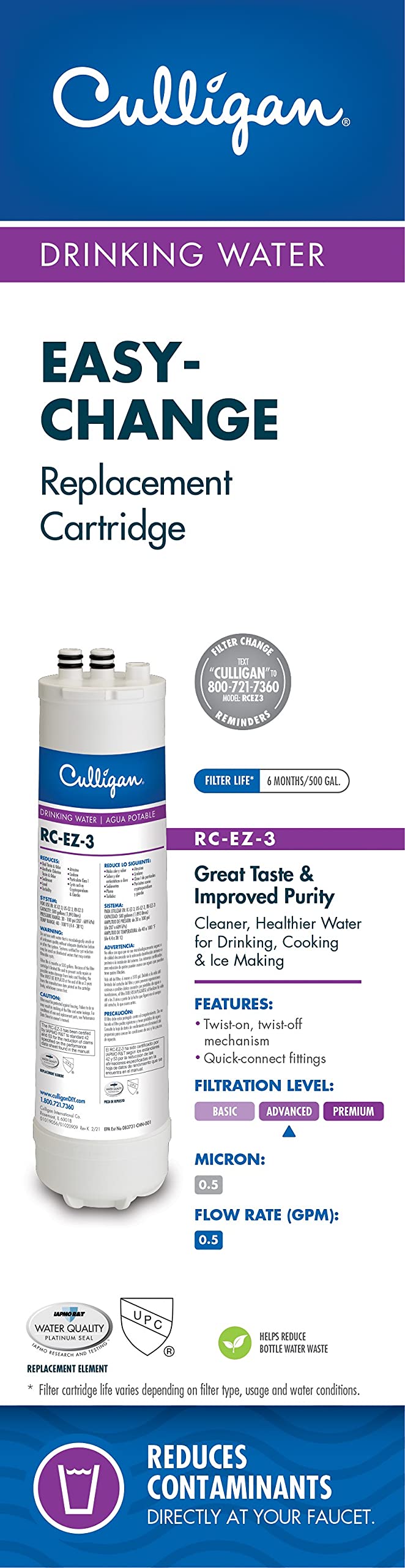 Culligan EZ-1 Water Filter