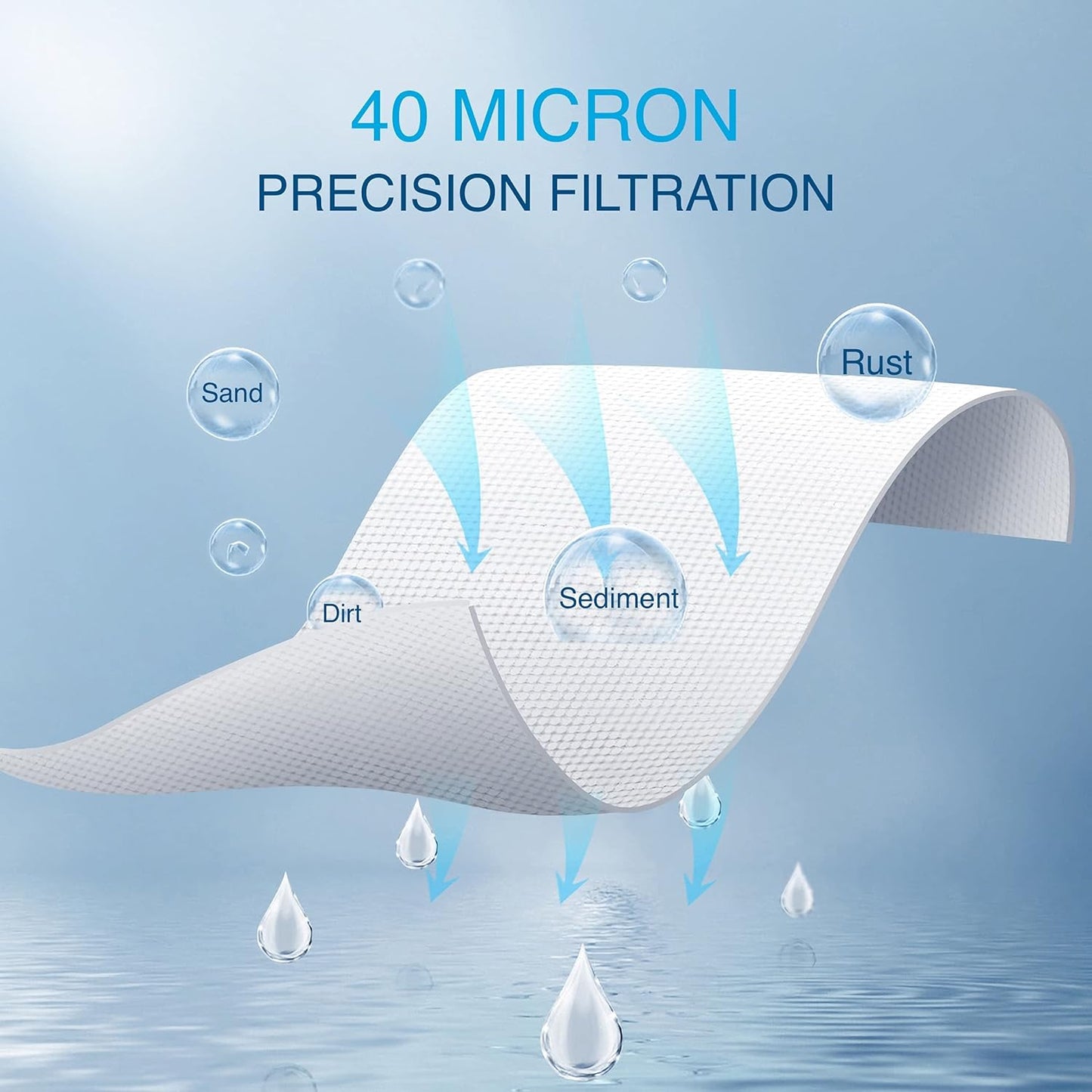 40 Micron Spin Down Water Filter