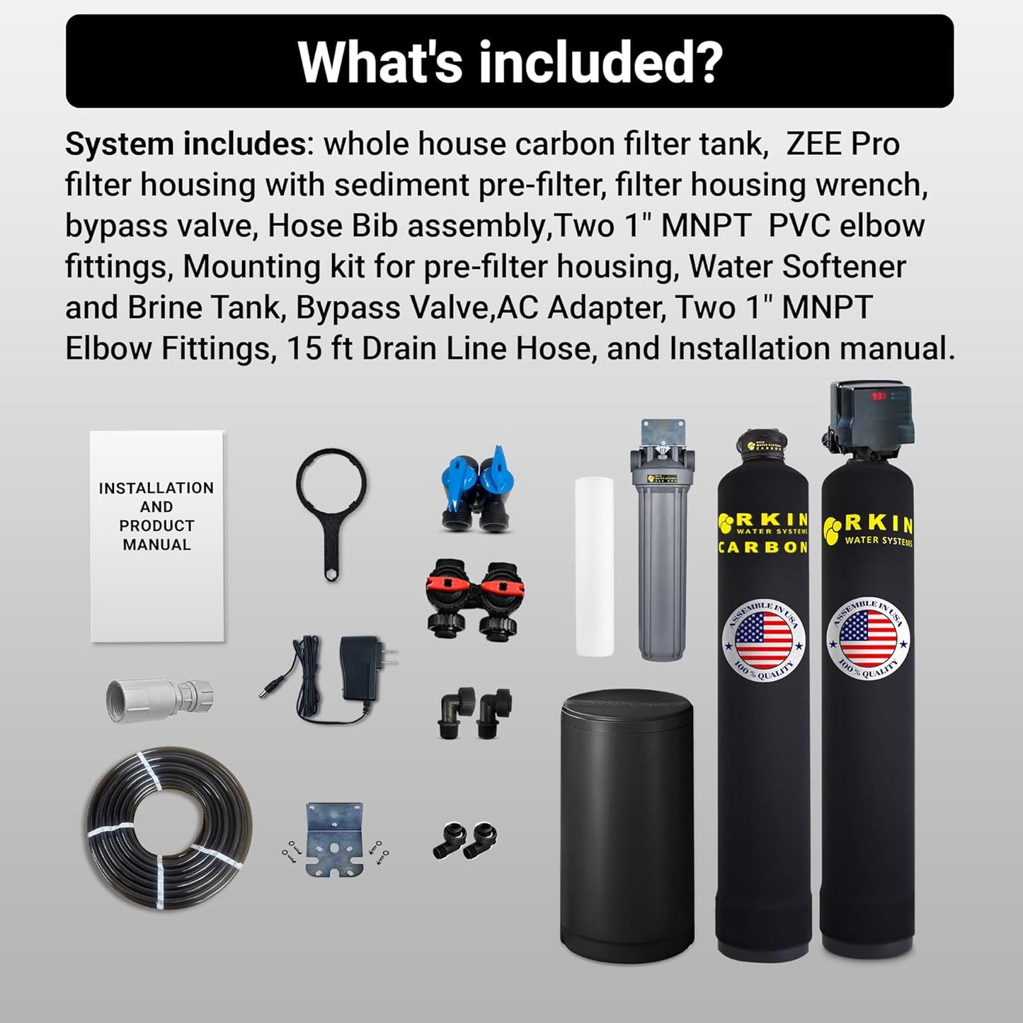 Softener & Carbon Filter