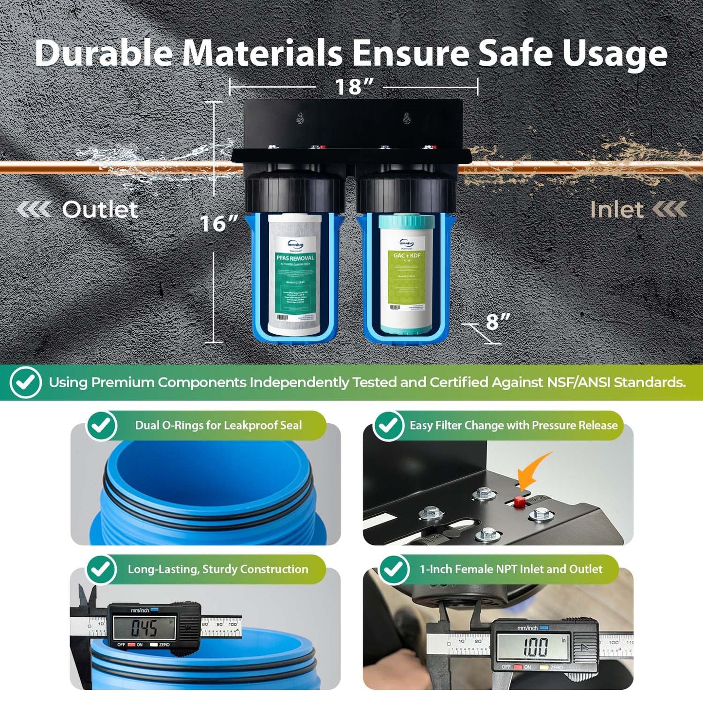 iSpring WGB21B Whole House Filter