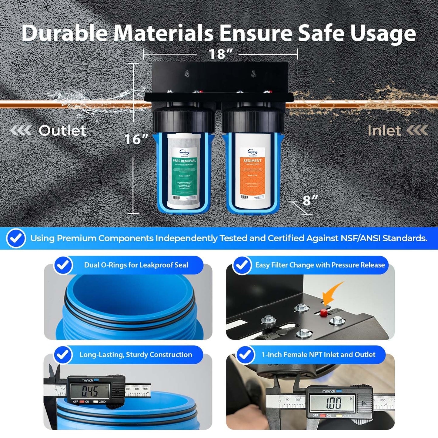 iSpring WGB21B Whole House Filter