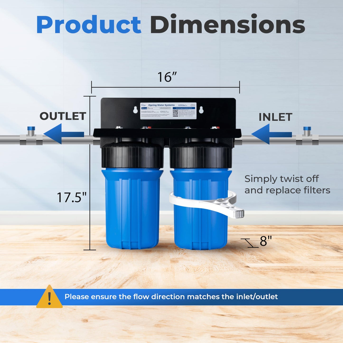 iSpring WGB21B Whole House Filter