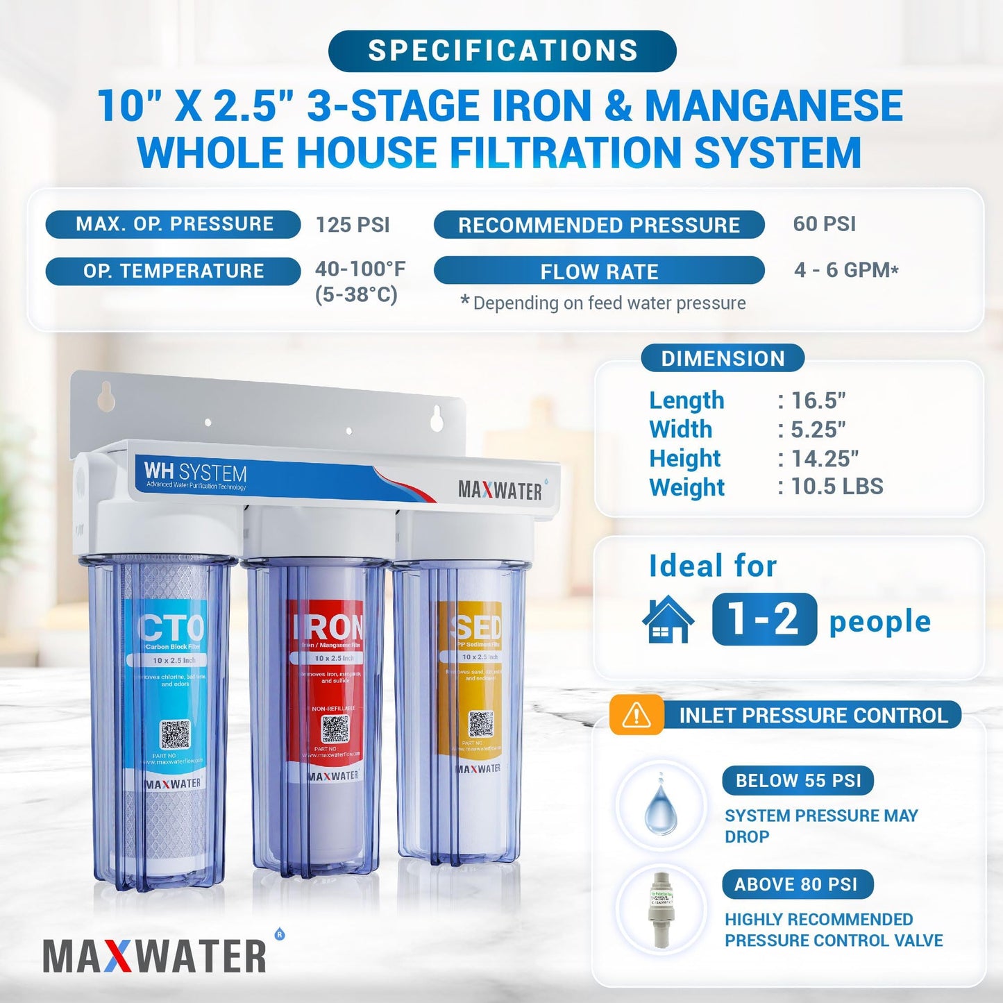 Max Water 3-Stage Whole House